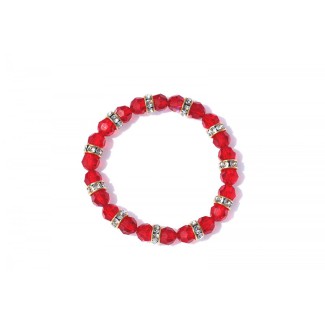 JC - SWAROVSKI BRACELET FOR GIRLS RED