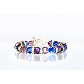 JC - SWAROVKI TRIPLE COLOUR BRACELET