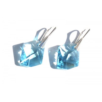 JC - SWAROVSKI EARRING COSMIC AQUAMARINE