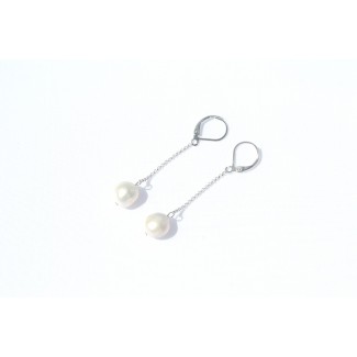 JC - EARRING WITH SWEETWATER PEARL