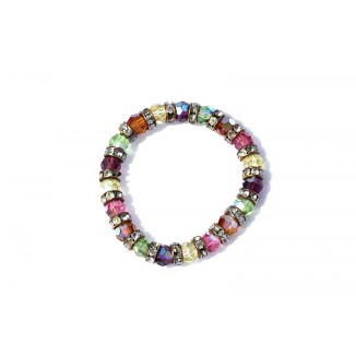 JC - SWAROVSKI BRACELET MULTI COLORED FOR GIRLS